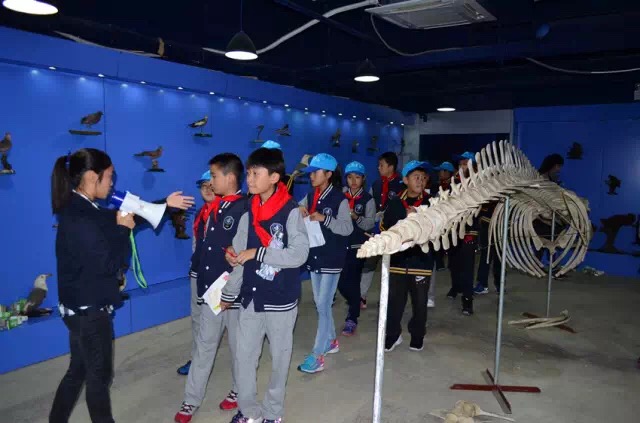 银海学校师生走进我校开展海洋科普实践活动